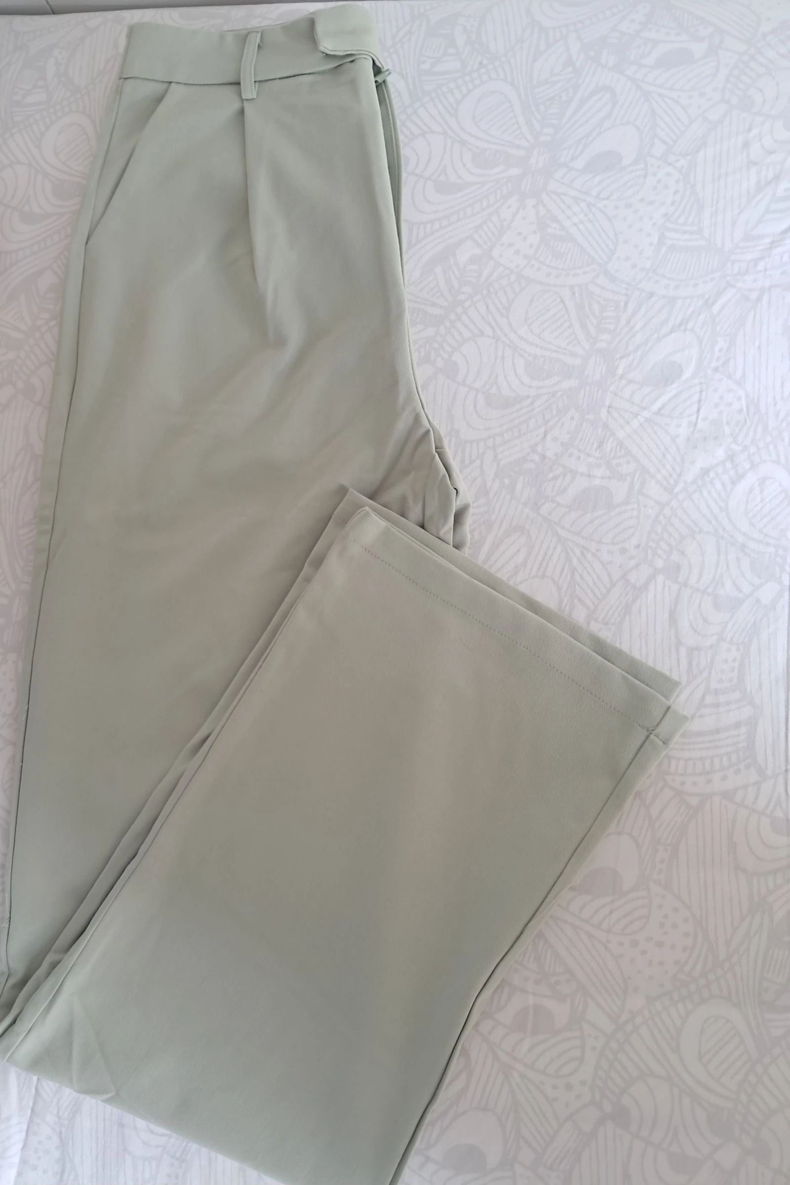 Calça de perna larga tamanho P – photo 2